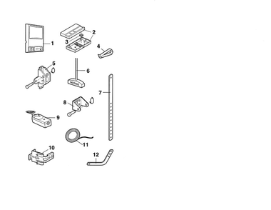 Part Location Diagram of 973LM Chamberlain Remote