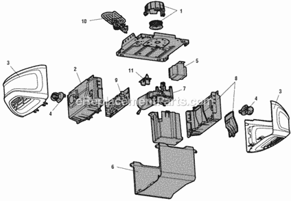 Page C Diagram and Parts List for HD920EV  Chamberlain Garage Door Opener