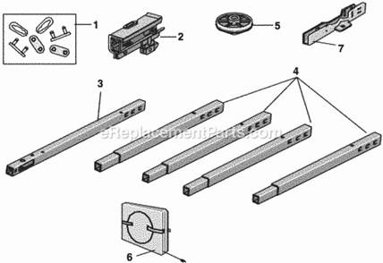 Page A Diagram and Parts List for PD212D  Chamberlain Garage Door Opener