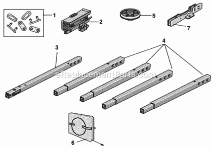 Page A Diagram and Parts List for PD610D  Chamberlain Garage Door Opener