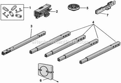 Page A Diagram and Parts List for PD612KLD  Chamberlain Garage Door Opener