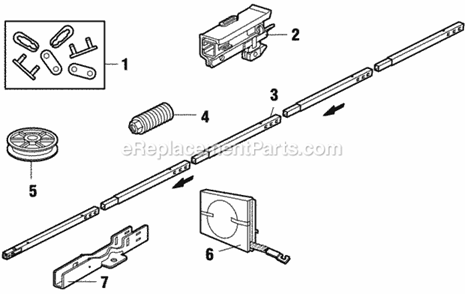 Page A Diagram and Parts List for WD822KD  Chamberlain Garage Door Opener