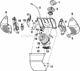 Page C Diagram and Parts List for WD822KD  Chamberlain Garage Door Opener