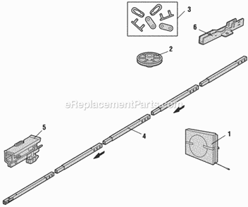 Page A Diagram and Parts List for WD962KEV  Chamberlain Garage Door Opener