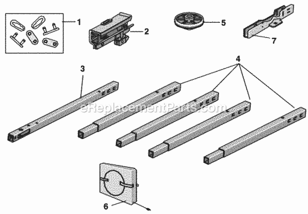 Page A Diagram and Parts List for PD610D  Chamberlain Garage Door Opener