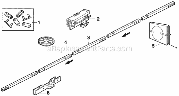Page A Diagram and Parts List for PD752KLD  Chamberlain Garage Door Opener