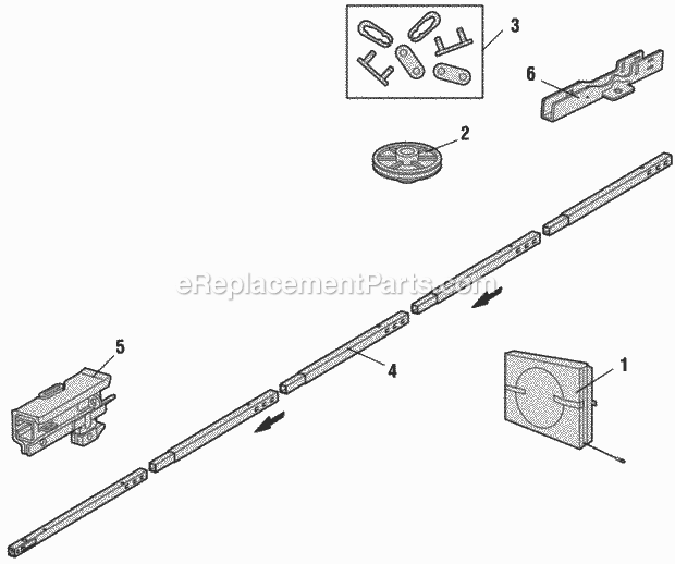 Page A Diagram and Parts List for WD962KEV  Chamberlain Garage Door Opener