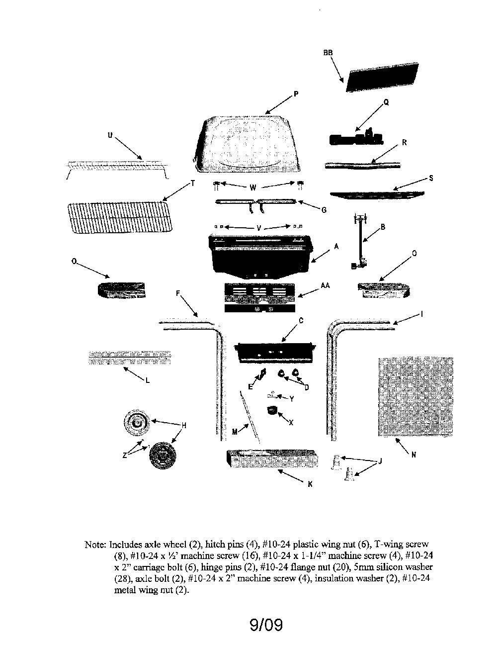 Gas grill Diagram and Parts List for 463820208  Char-Broil Grill