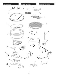 Diagram Diagram and Parts List for 15601897 2014 Char-Broil Grill