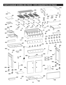 Diagram Diagram and Parts List for 463275717 2017 Char-Broil Grill