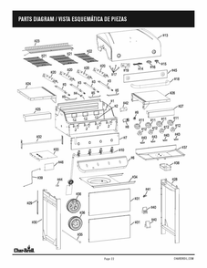 Part Location Diagram of G470-0004-W1A Char-Broil Heat Tent