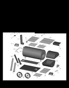 Diagram Diagram and Parts List for 13201747-05 2019 Char-Broil Smoker