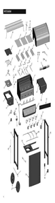 Diagram 1 Diagram and Parts List for 463441412  Char-Broil Grill