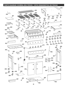 Diagram Diagram and Parts List for 463275517 2017 Char-Broil Grill