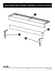 Part Location Diagram of A105-0036-W1 Char-Broil Hardware Kit With Shims