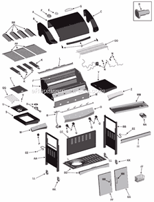 Part Location Diagram of 80003054 Char-Broil Ignitor