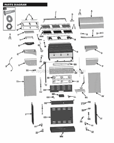 Part Location Diagram of G511-0055-W1 Char-Broil Electronic Ignition Module