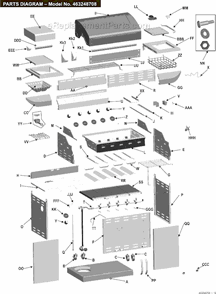 Part Location Diagram of G513-0021-W1 Char-Broil Electronic Ignition Module
