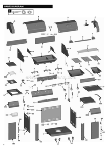 Part Location Diagram of G511-2900-W1 Char-Broil Burner
