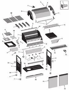 Part Location Diagram of 80004320 Char-Broil Match Holder