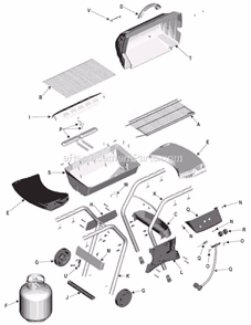 Part Location Diagram of 4154269 Char-Broil Basket, Side
