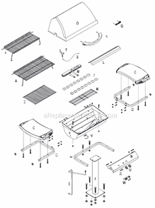 Part Location Diagram of 4524056 Char-Broil Valve Assembly