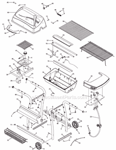 Part Location Diagram of 5156105 Char-Broil Electrode/wire Assy