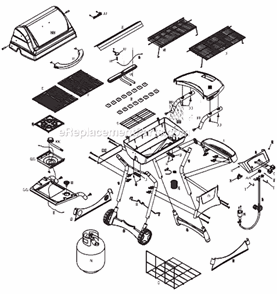 Part Location Diagram of 80006243 Char-Broil Rotary Ignitor