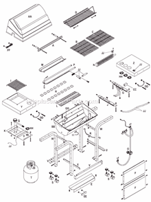 Part Location Diagram of 4153741 Char-Broil Wire Mesh