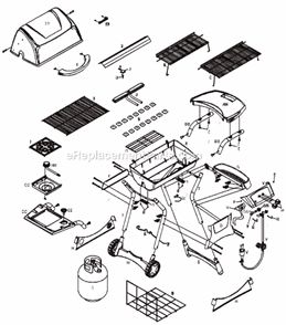 Part Location Diagram of 4153175 Char-Broil Electronic Ignition Module