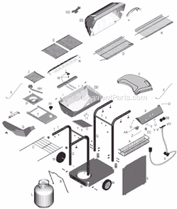 Part Location Diagram of 4157154 Char-Broil Logo Plate