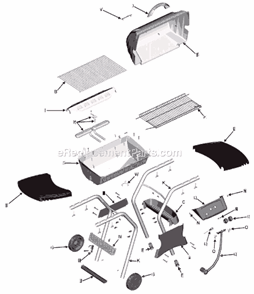 Page A Diagram and Parts List for 463861906  Char-Broil Grill