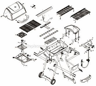 Part Location Diagram of 4506710 Char-Broil Ignition Modular Bag