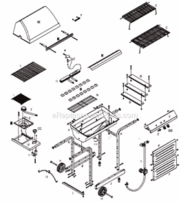 Part Location Diagram of 4502878 Char-Broil Front Panel