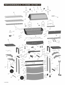 Part Location Diagram of 80015902 Char-Broil Hardware Pack