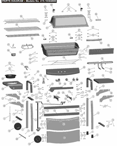 Part Location Diagram of 80015911 Char-Broil Hardware Pack