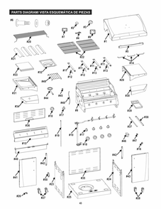 Diagram Diagram and Parts List for 463273215 2015 Char-Broil Grill