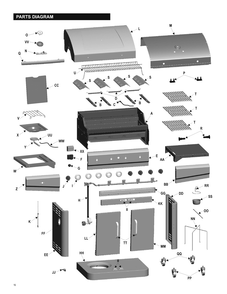 Diagram 1 Diagram and Parts List for 466471109  Char-Broil Grill
