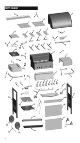 Diagram Diagram and Parts List for 463211513  Char-Broil Grill