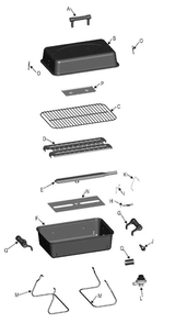 Part Location Diagram of G102-0019-W2 Char-Broil Side Handle