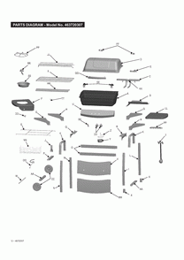 Diagram 1 Diagram and Parts List for 463720307 2007 Char-Broil Grill