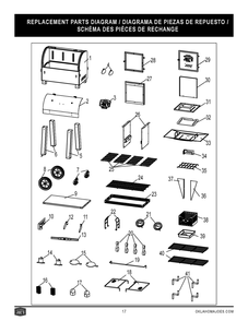 Part Location Diagram of S1002 Char-Broil Spring For Charcoal Smoke Stack