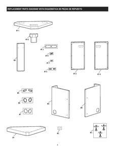 Part Location Diagram of A106-0100-W1 Char-Broil Fascia Panel