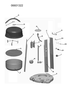 Part Location Diagram of 29101021 Char-Broil Electrode