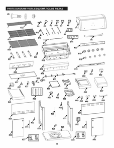 Diagram Diagram and Parts List for 463242715 2015 Char-Broil Grill