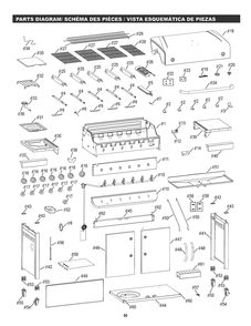Part Location Diagram of G652-1700-W1 Char-Broil Grease Tray