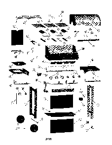Gas grill Diagram and Parts List for 464323510  Char-Broil Grill