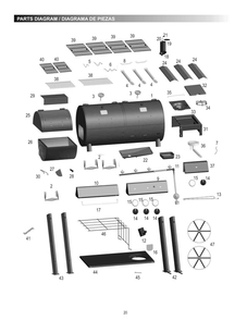 Diagram Diagram and Parts List for 14201767  Char-Broil Grill