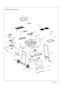 Diagram Diagram and Parts List for 461620307  Char-Broil Grill