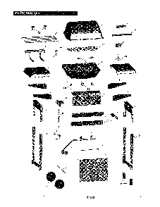 Gas grill Diagram and Parts List for C-22G0S  Char-Broil Grill